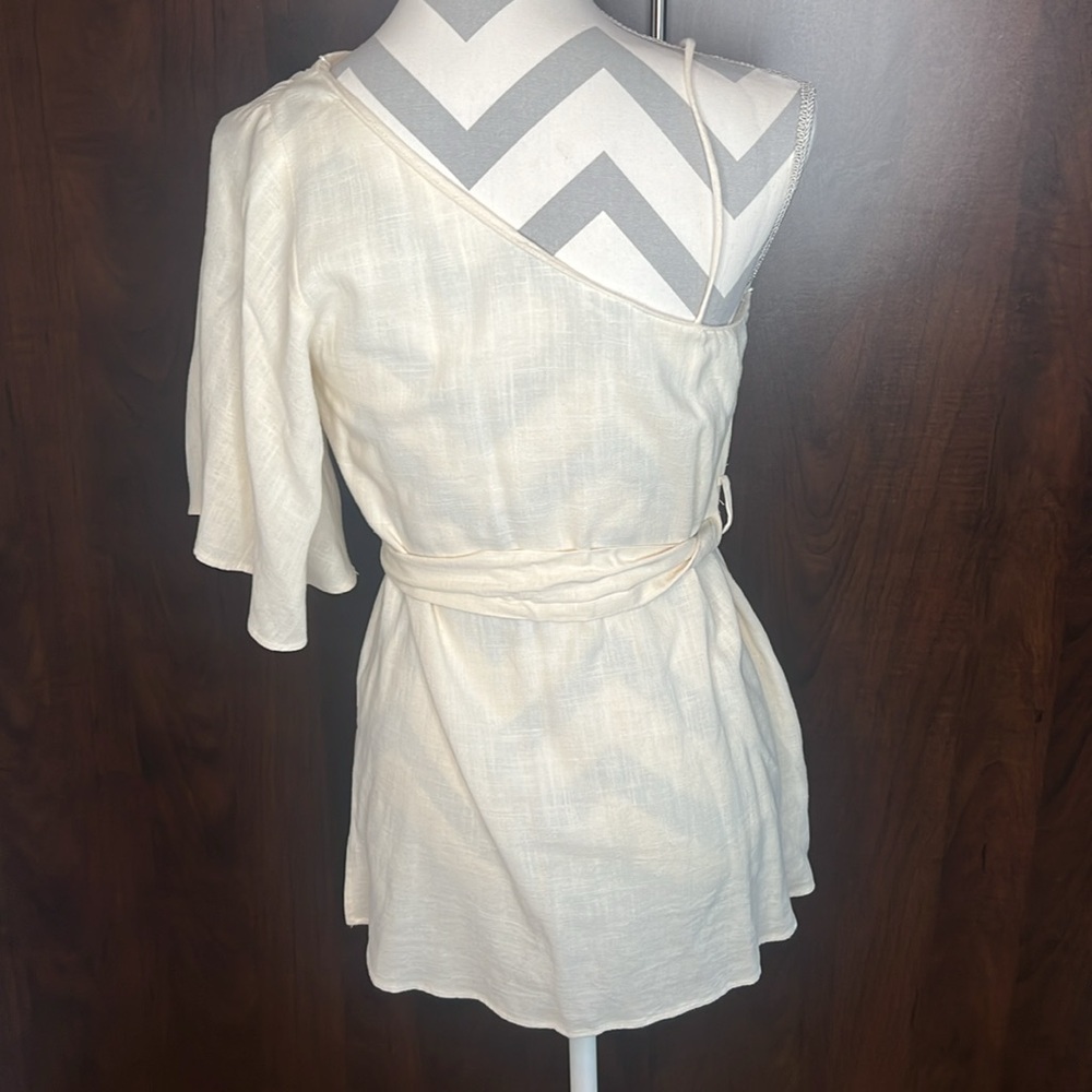 Zara Linen Blouse - Picture 3 of 4